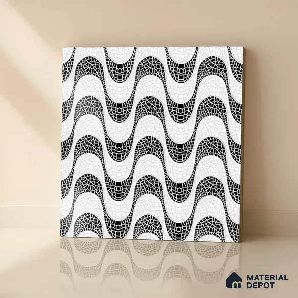 Highlighter Tiles  Tile TL 07246 Plana 6004 Sinking 1 ft x 1 ft Ceramic Matte Finish - 9 mm  | 2 mm Spacer is Mandatory (Sample)
